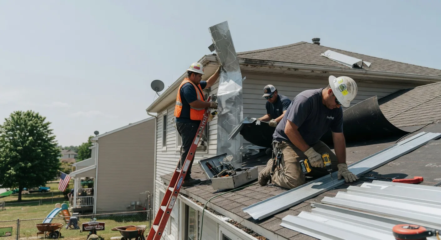 Storm Damage Metal Roof Repair in Valley Farms, AZ